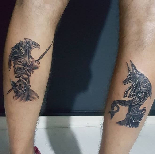 Tatuaje Anubis Horus