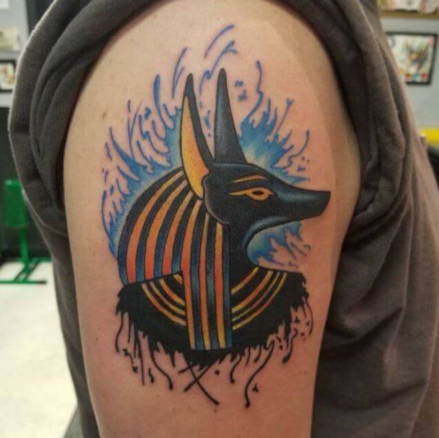 Tatuaje Tribal De Anubis