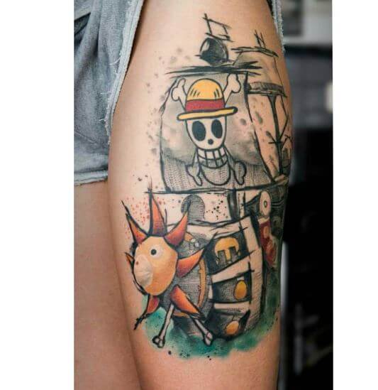 Tatuaje De One Piece 5