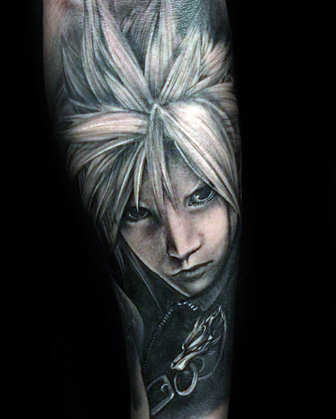 Diseños de tatuajes de Final Fantasy para hombres (14)