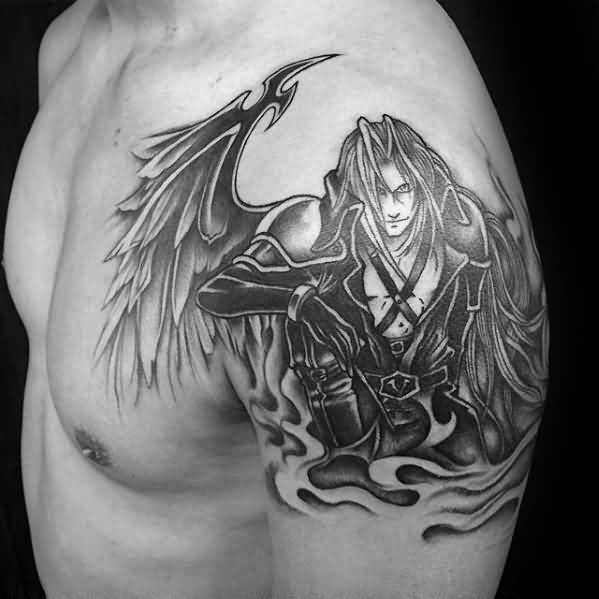 Diseños de tatuajes de Final Fantasy para hombres (20)