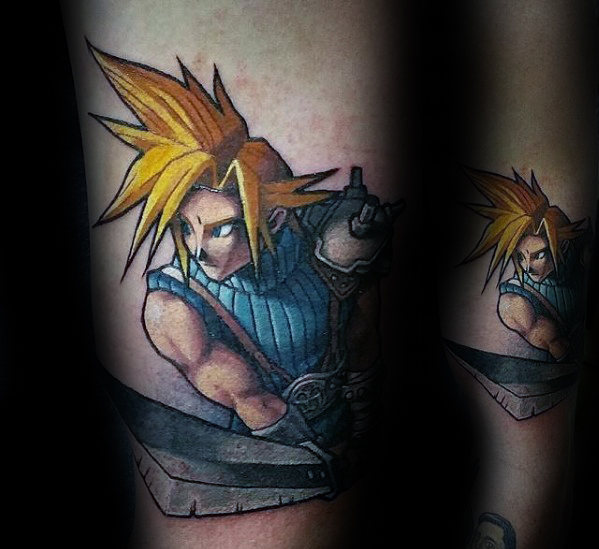 Diseños de tatuajes de Final Fantasy para hombres (48)