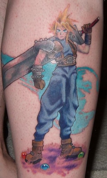 Diseños de tatuajes de Final Fantasy para hombres (49)