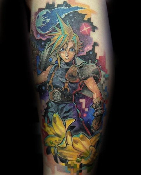 Diseños de tatuajes de Final Fantasy para hombres (51)