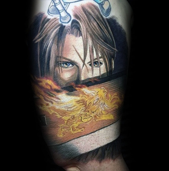 Diseños de tatuajes de Final Fantasy para hombres (53)