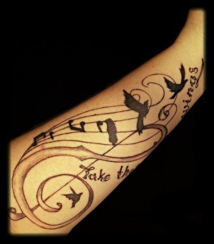 Significado de los tatuajes de notas musicales (3)