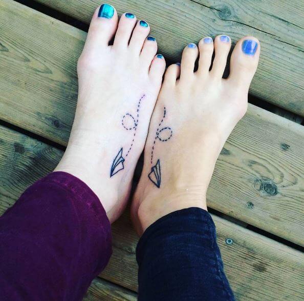 Diseño de tatuajes de papel Airpale a pie