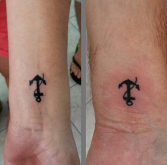 Dos simples tatuajes de ancla Designa Nd Ideas