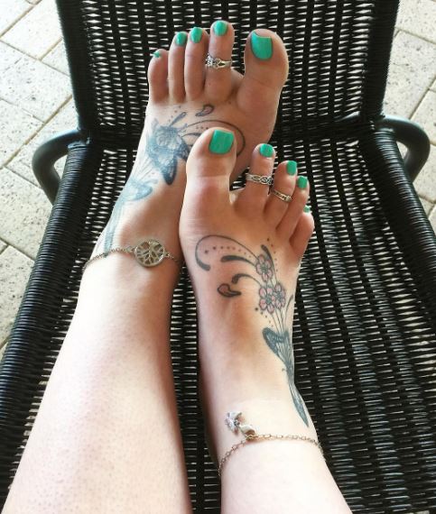 Tatuaje en el pie 12
