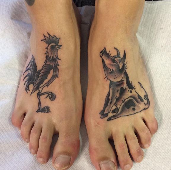 Tatuaje en el pie 14