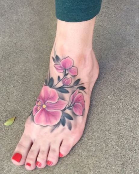 Tatuaje en el pie 10