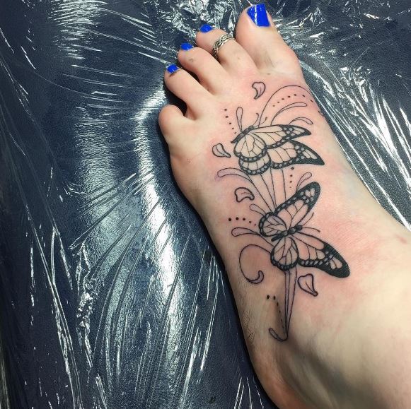 Tatuaje en el pie 52