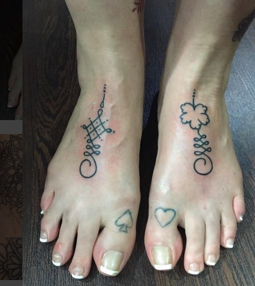 Tatuaje en el pie 54