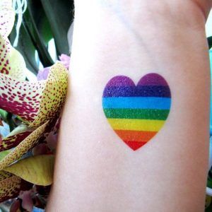 arcoiris tatuaje ideas orgullo
