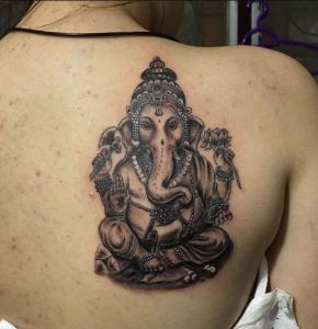 tatuaje de Ganesha