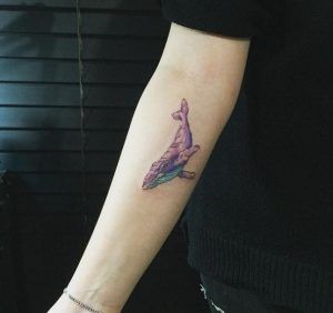 tatuaje de ballena