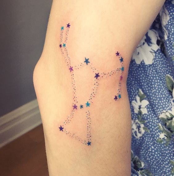 diseños de tatuajes de la constelación de orión