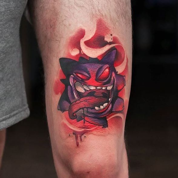 Tatuajes De Pokemon Gengar Anime