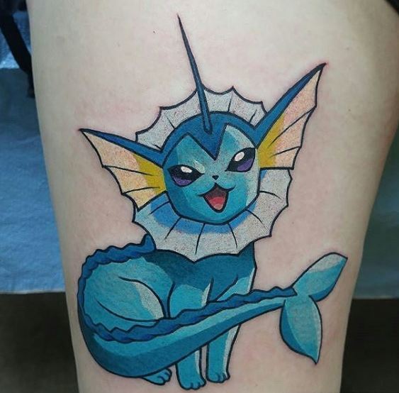 Tatuajes De Animes De Color Azul