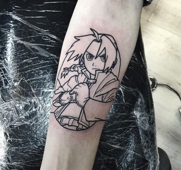 Tatuajes de anime en la manga