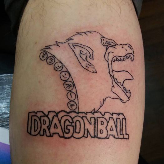 Hermosos tatuajes de dragones de anime