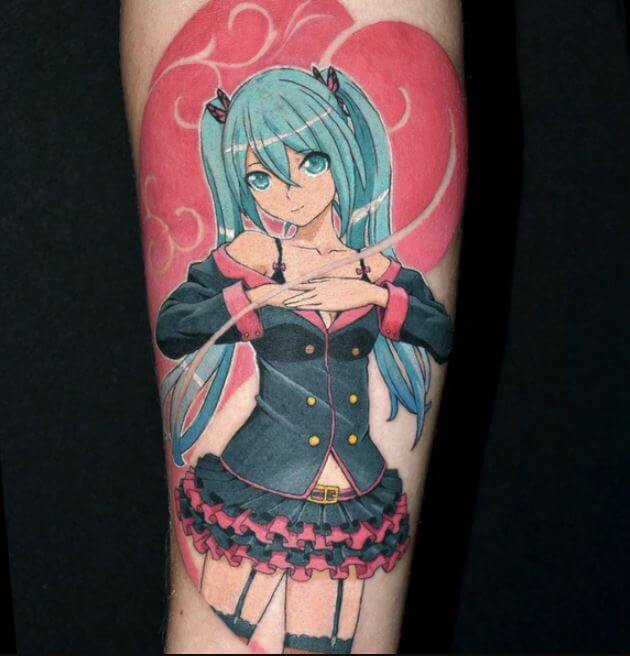 Personajes De Anime Con Tatuajes En El Brazo