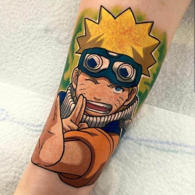 Chico Anime Con Tatuajes