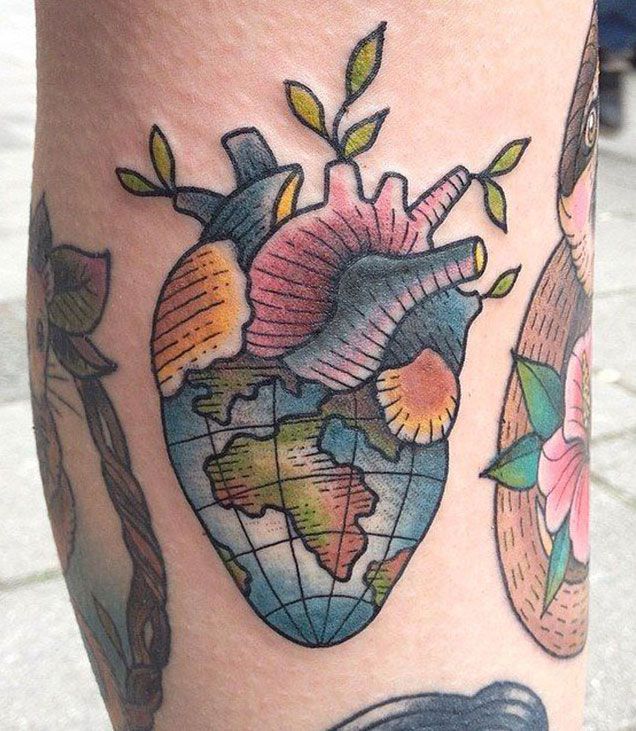 Ideas de tatuajes de tierra 2