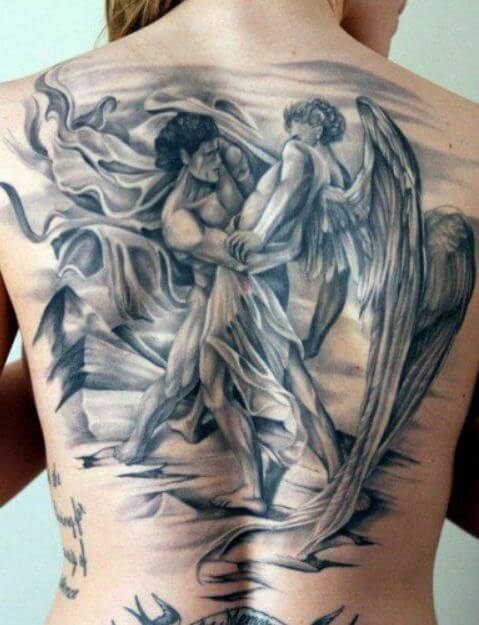 Tatuaje Angel Y Demonio