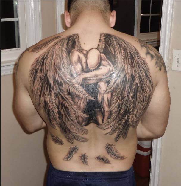 Tatuaje Angel Llorando