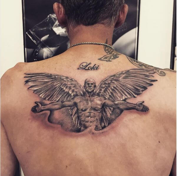 Tatuajes Masculinos De Angel