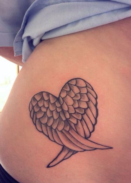 Tatuajes De Corazones Con Alas De Angel