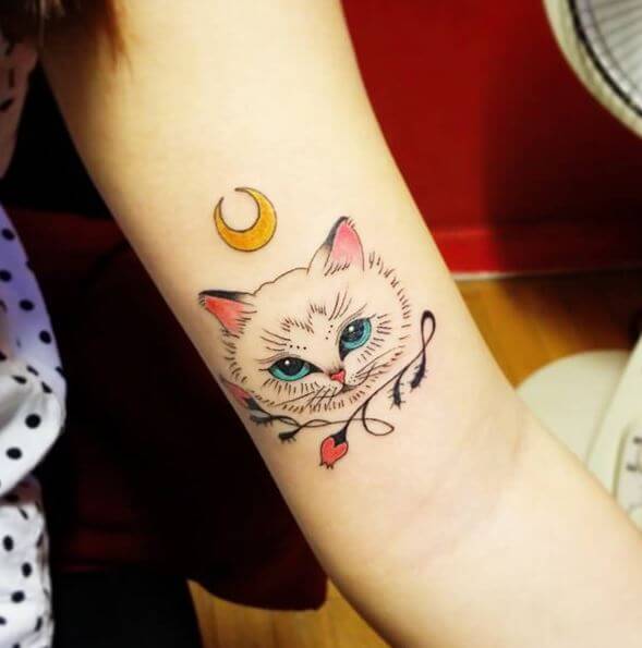 Diseños De Tatuaje De Gato