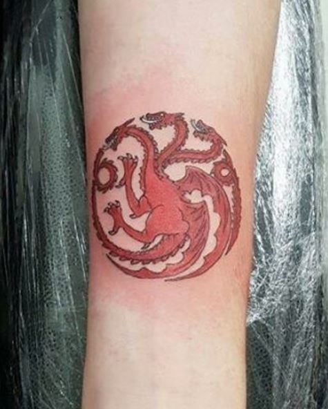 Diseños e ideas de tatuajes de dragones de Game Of Thrones