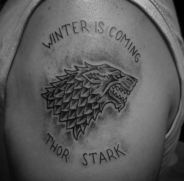 Juego de tronos Winter Is Coming Lion Tattoos Design
