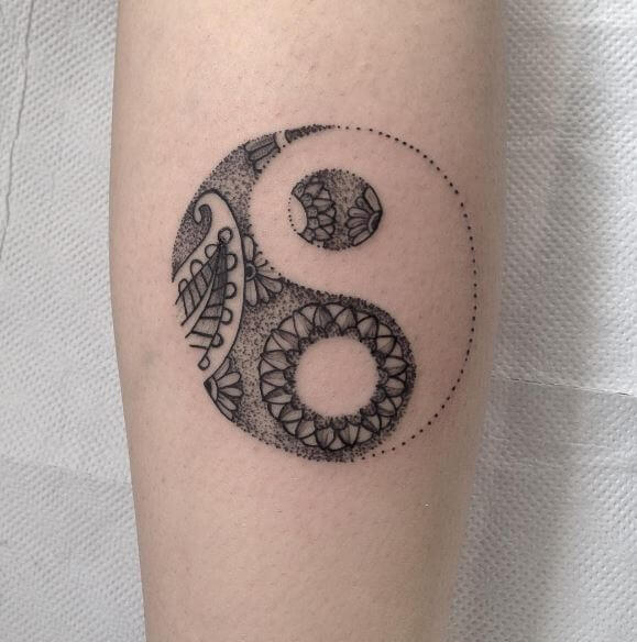 Increíbles tatuajes de Yin Yang