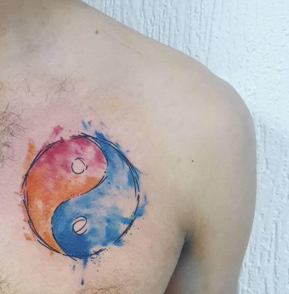 Tatuajes De Fuego Y Agua Yin Yang