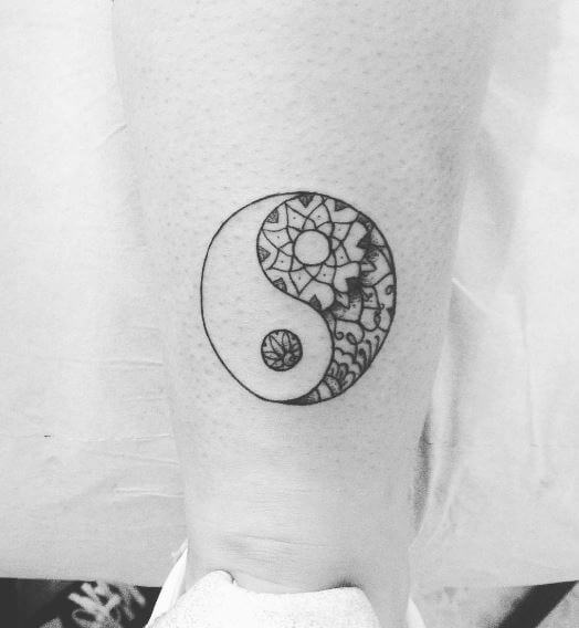 Pequeños Tatuajes Yin Yang