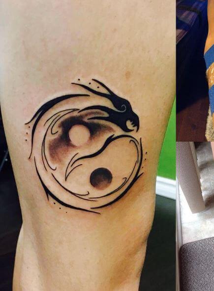 Tatuajes De Dragón Yin Yang