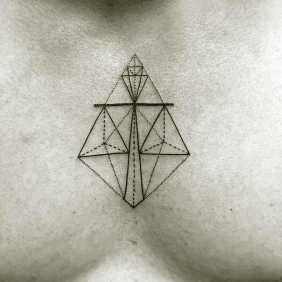 Tatuaje del símbolo de Libra (4)