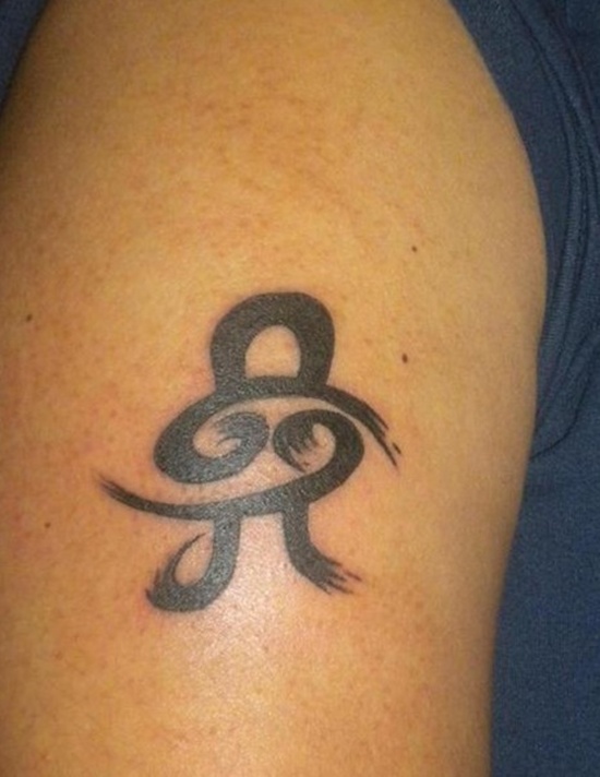 Tatuaje del signo del zodiaco de Libra (9)