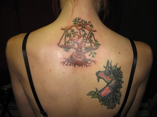 Los tatuajes de Libra más bellos (2)