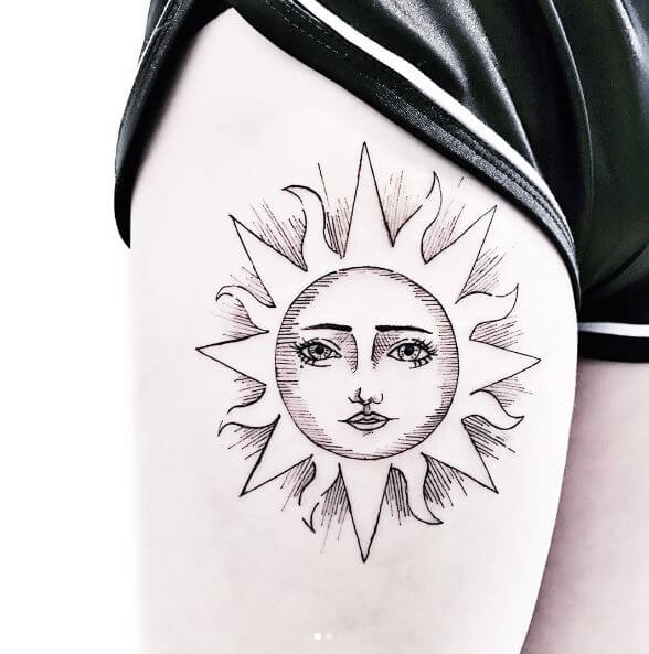 Tatuajes De Sol Y Luna