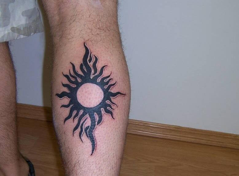 Tatuajes De Sol Tribales Para Chicos