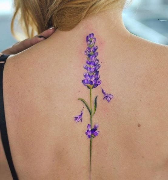 Tatuaje De Lavanda Pinterest