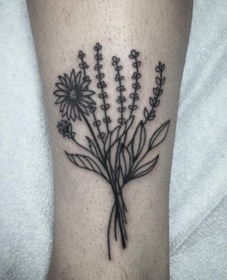 Tatuajes De Significado De Plantas De Lavanda