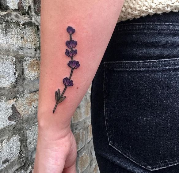 Ideas de tatuajes de lavanda