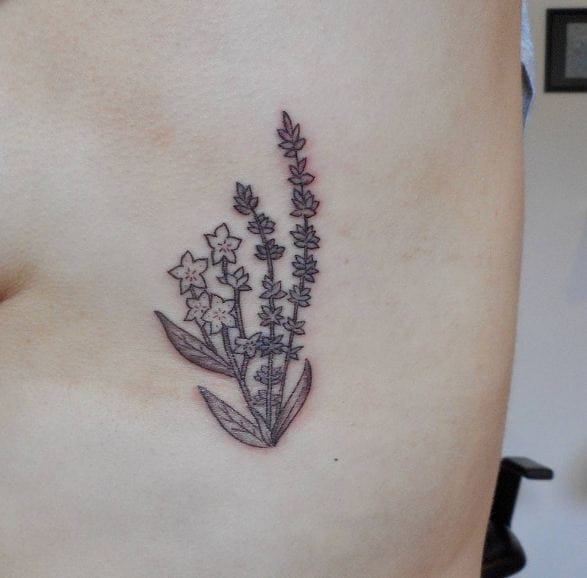 Tatuajes Pequeños De Lavanda