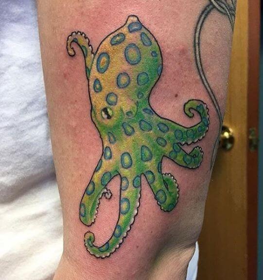 Tatuajes De Pulpo Verde