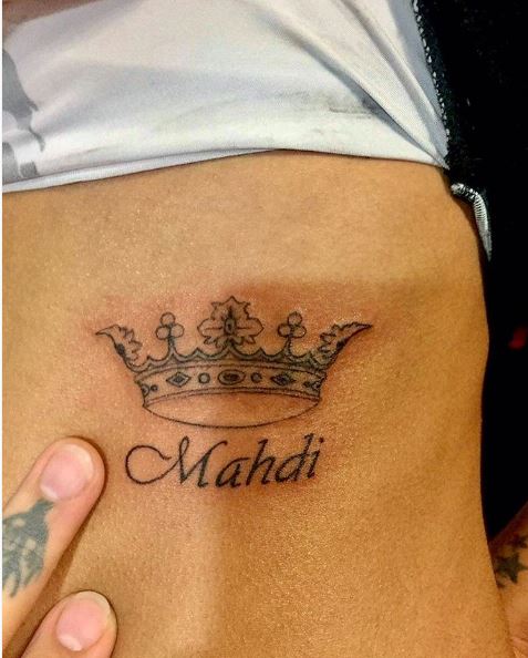 Bonito diseño de tatuajes de reina Mahurtatto